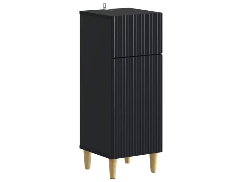  Ensemble de meuble de salle de bain 3 pièces arnhem noir cf63328  - Conforama C