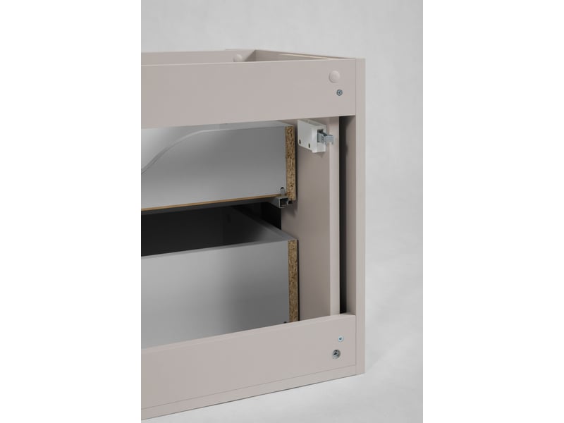  Meuble sous vasque suspendu linea 80 cm cachemire  - Conforama W