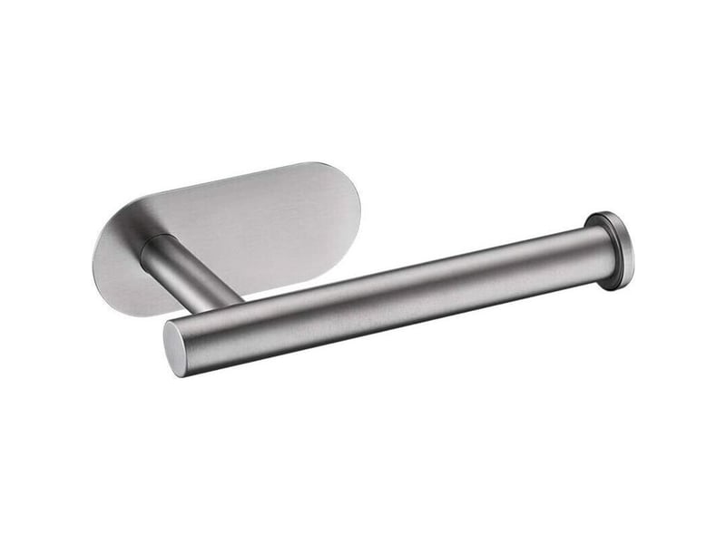 M34052 porte papier toilette mural inox 304 sans percage autocollant 3m gris - Conforama E
