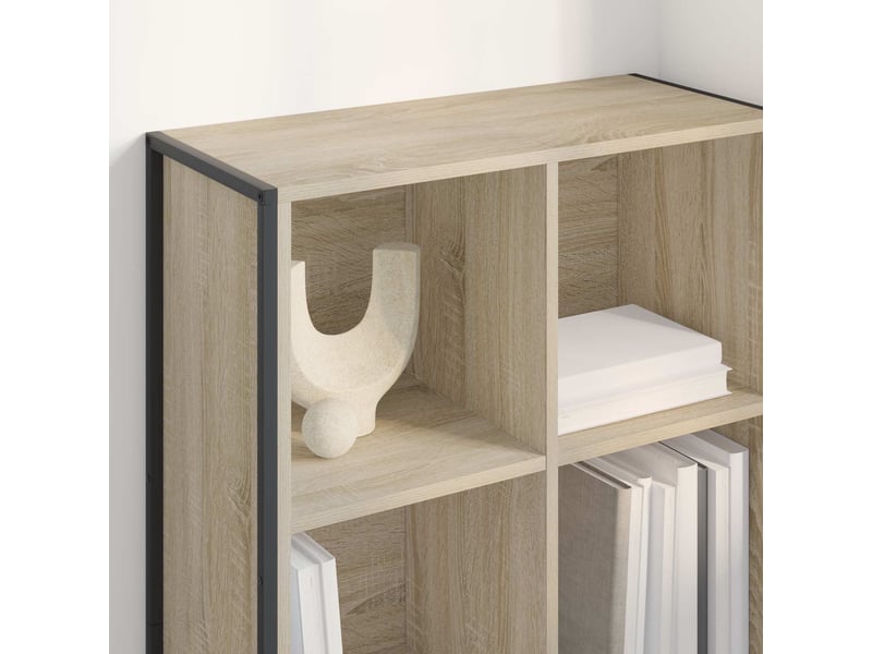  Bibliothèque, armoire à livres 99,5 x 30 x 108,5 cm bois d'ingénierie sonoma  - Conforama D