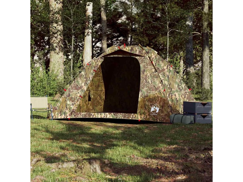 Tente de pêche, tente de camping 4 personnes camouflage libération rapide shl67932 - Conforama C