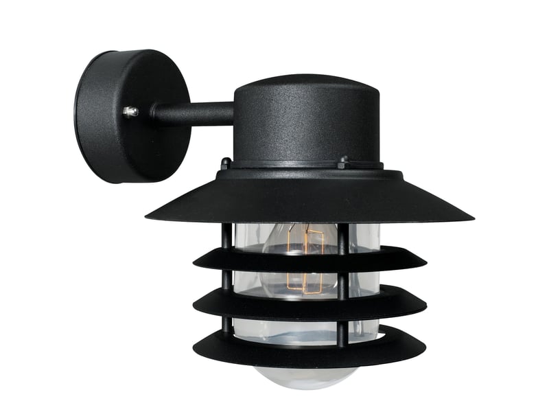  Applique descendante extérieur adapté aux zones côtières, vejers en métal noir, ip54, nordlux 74471203 - Conforama A