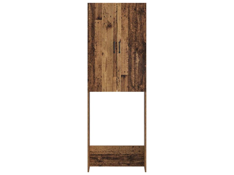  Armoire de toilette, meuble de toilette haarlem bois ancien 66x25.5x190 cm  - Conforama E