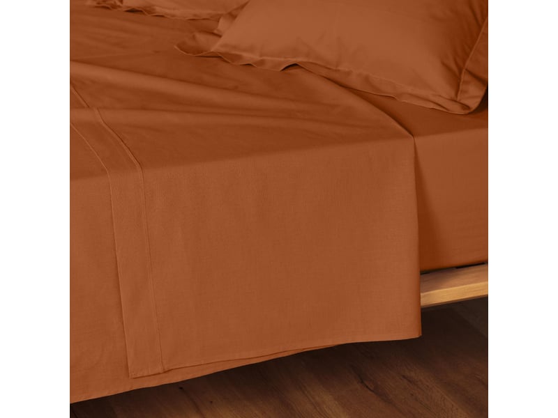  Drap plat lina 240x300cm caramel  - Conforama A