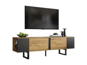 Meuble tv coloris bicolore 180 cm