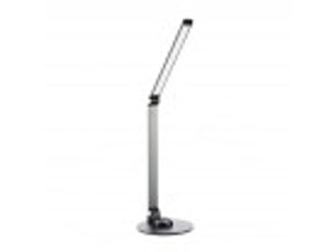 Fabrilamp baritono lampe de bureau led argentée 8 w 600 lm, 3 températures, tactile et pliable