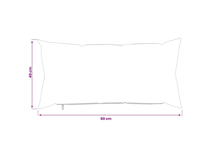  Lot de 6 housses de coussin heerlen bordeaux 40 x 80 cm tissu cf49605  - Conforama E