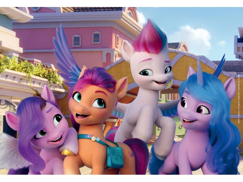  Puzzles 2x24 p - amitié entre poneys my little pony 05235 - Conforama B
