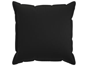 Lot de 2 housses de coussin houten noir 80 x 80 cm lin synthétique cf49552
