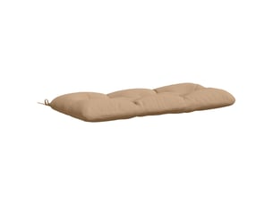 Coussin de banc, coussin d'assise, coussin de canapé vianen 100 % polyester sable 110 x 50 x 12 cm cf53991