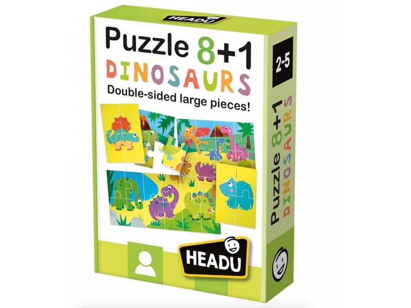  Puzzle recto verso 8+1 dinosaures IT22243 - Conforama A