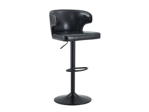 tabouret de bar assise réglable en hauteur  ATELIER CONFORTIEL  - noir