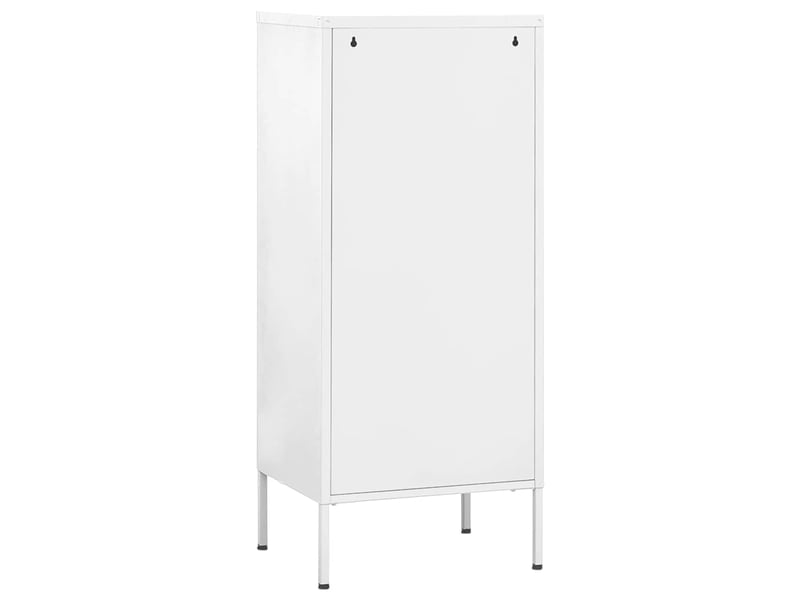  Armoire de rangement, rangement bureau blanc 42,5x35x101,5 cm acier shl5078  - Conforama E