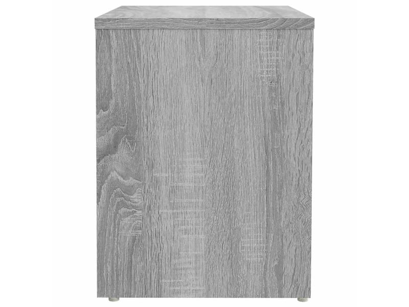  Lot de 2 tables de chevet - cabinet de chevet - table de nuit sonoma gris 40x30x40 cm bois ingénierie  - Conforama E