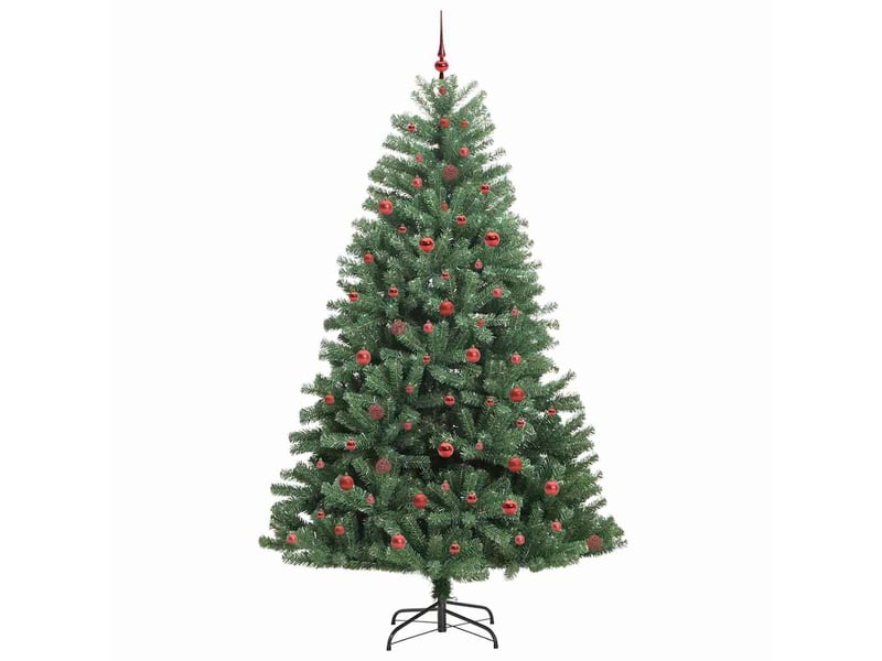  Sapin de noël - arbre de noël artificiel à branches articulées vert 240 cm  - Conforama D