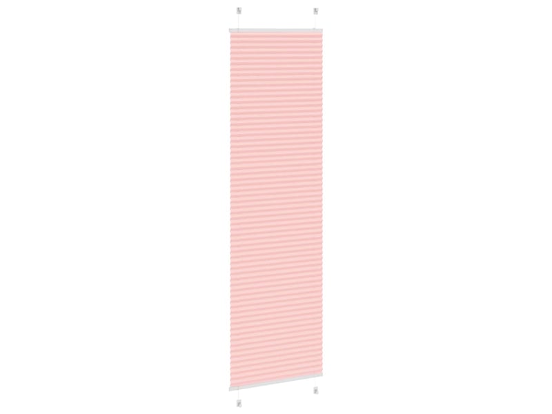  Store plissé, store de fenêtre rose 65x200 cm largeur du tissu 64,4 cm polyester cf46999  - Conforama D