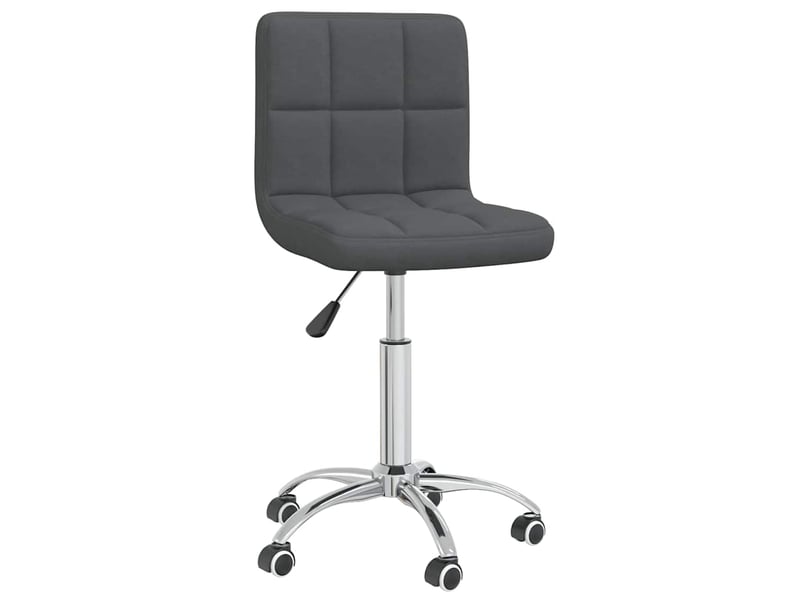  Chaise de bureau, chaise pivotante gris foncé tissu cf27373  - Conforama A