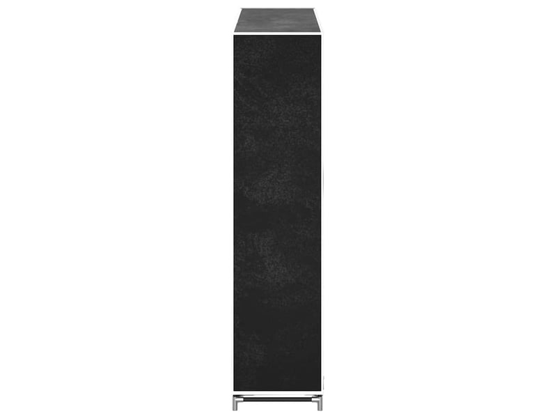  Meuble à chaussure | armoire à chaussures avec housse 115x28x110cm tissu noir  - Conforama E