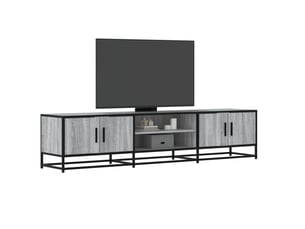 Meuble tv coloris gris 180 cm <strong></strong>  <strong></strong>
