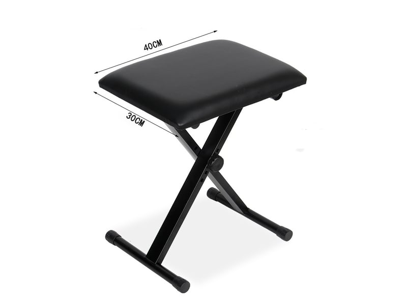 Tabouret de repos de jambe hauteur pliable réglable noir - Conforama B