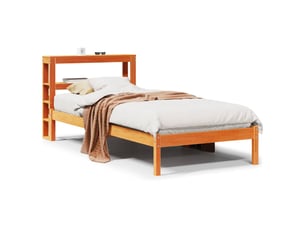 Lit simple 100x200 cm    coloris marron