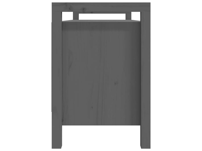  Banc d'entrée, banc interieur gris 110x40x60 cm bois de pin massif  - Conforama D