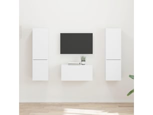 Meuble tv coloris blanc 31 cm <strong></strong>  <strong></strong>