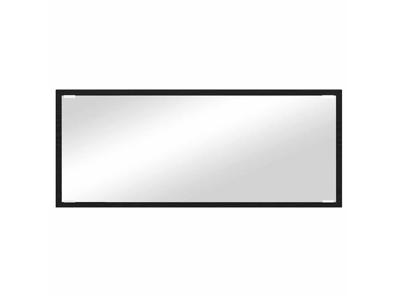 Miroir de salle de bain, miroir de toilette chêne noir 90 x 8,5 x 37 cm bois d'ingénierie cf62662 - Conforama E