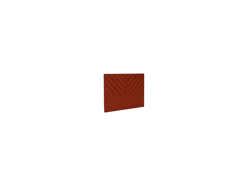  Tete de lit rembourree eclipse terra 200 orange marron 125 cm 7987617 - Conforama A