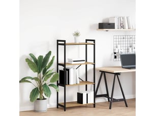 Étagère de rangement 60 x 30 x 120 cm bois d'ingénierie chêne artisanal