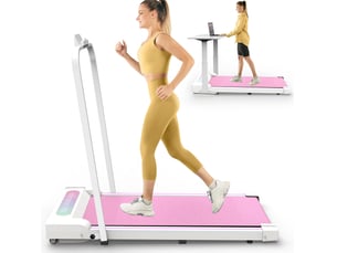 Tapis roulant pliant pour maison et bureau - walking pad bureau 2.5 ps mini tapis roulant jusqu'à 8 kmh
