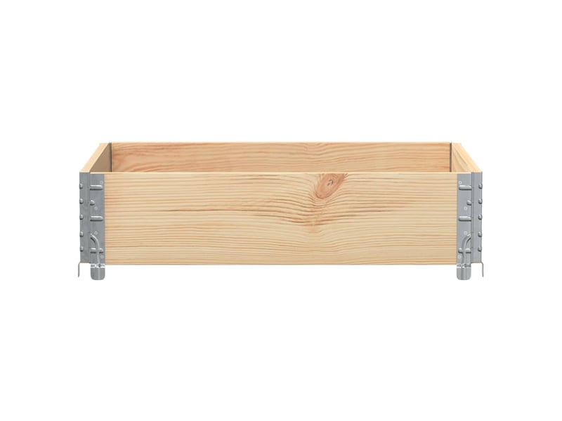  Jardinière - bac à fleurs 80x60 cm bois de pin massif  - Conforama C
