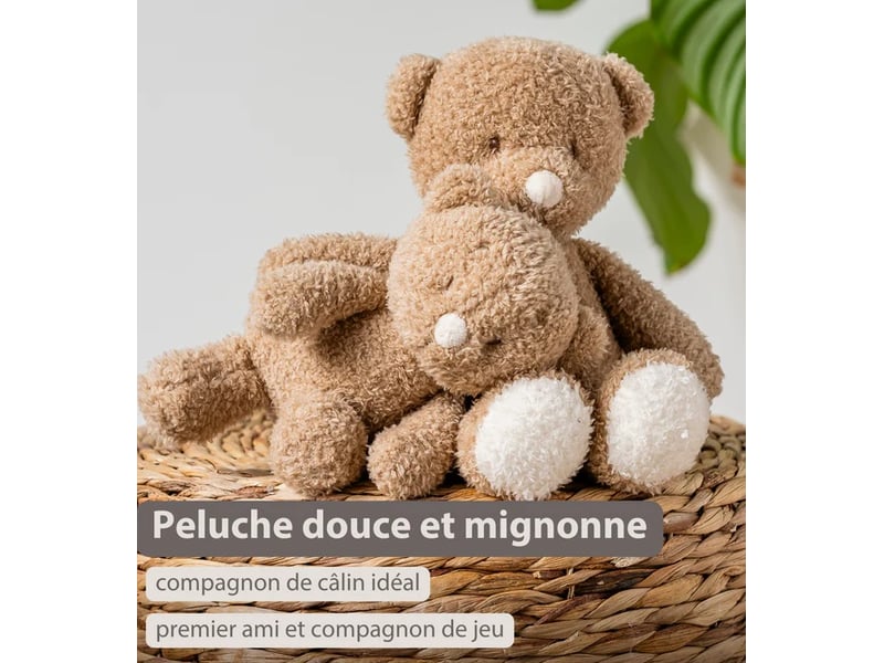  Peluche ours teddy beige - 24 cm  - Conforama B