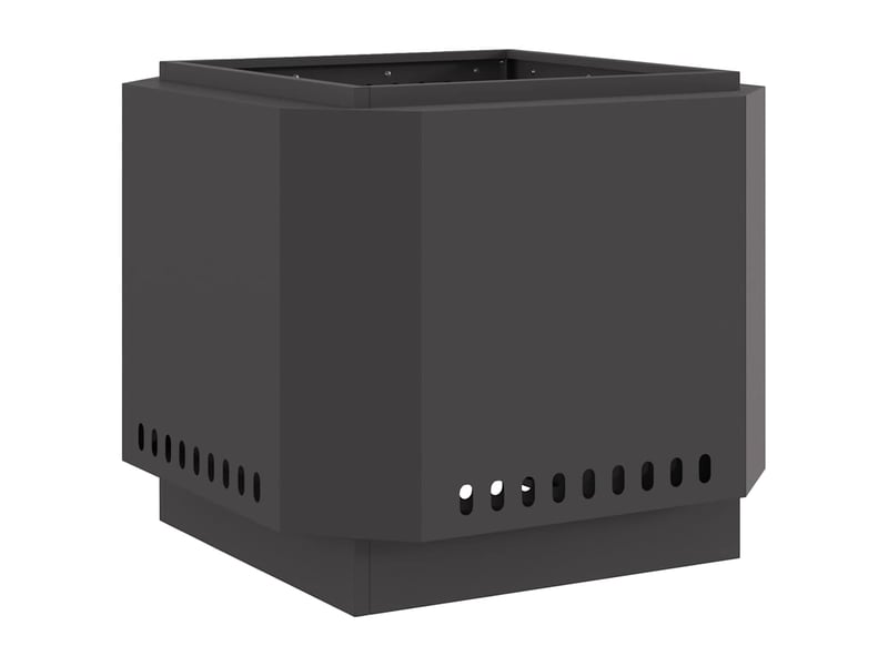  Brasero exterieur, foyer sans fumée noir 58x58x51 cm acier laminé à froid  - Conforama A