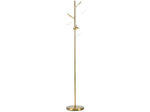 Lampadaire 27x169 cm design moderne métal doré