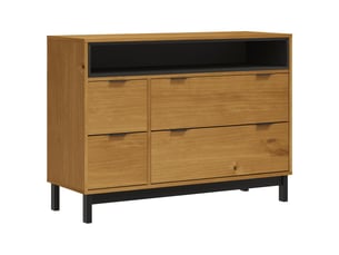Commode 1 tiroir(s) <strong></strong> <strong></strong> coloris marron largeur 110 cm
