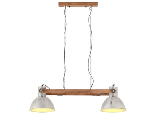 Lampe suspendue, suspension luminaire industrielle 25 w argenté 109 cm e27
