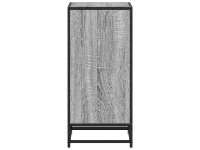  Bibliothèque, meuble de rangement salon sonoma gris 40x35x76 cm bois d'ingénierie  - Conforama E