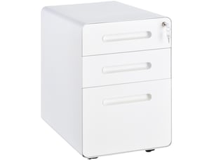 Bibliotheque coloris blanc 3 étagère(s) <strong>FLORAGRACE</strong> <strong></strong> - 48 cm x 59 cm