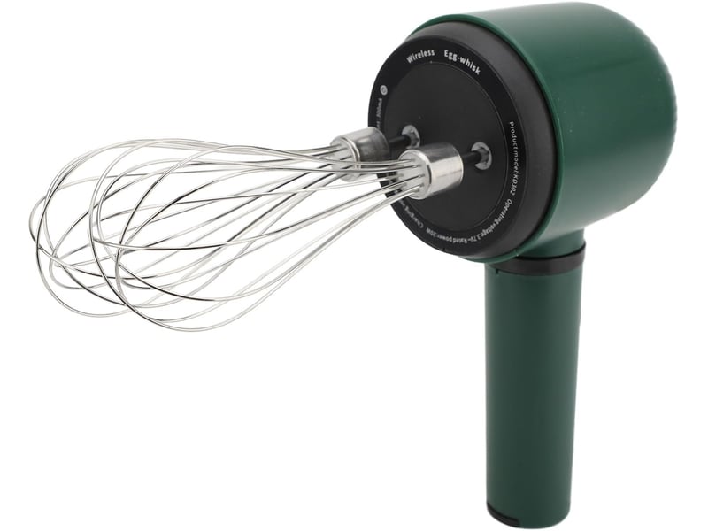 Batteur à main électrique sans fil, batteur à main en acier inoxydable rechargeable par usb 1200 mah, à œufs portatif avec 2 fouets no - Conforama A