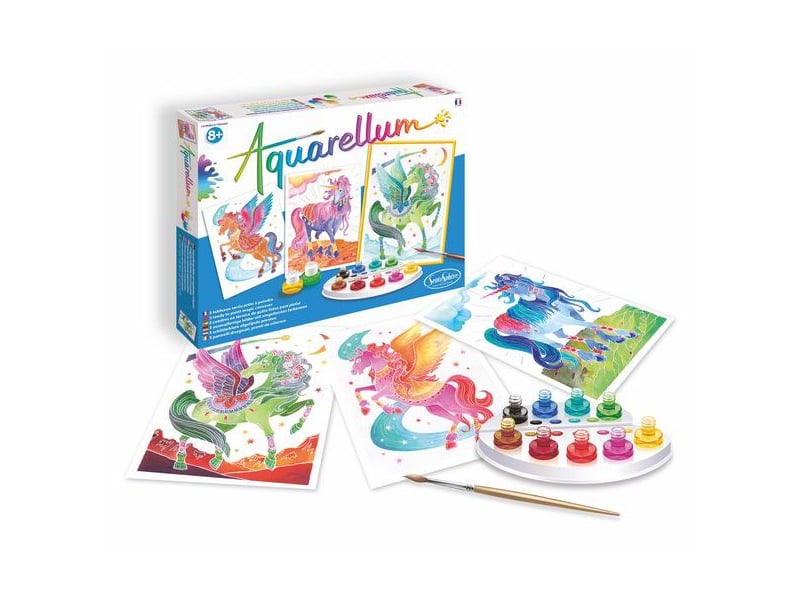  Aquarellum gm licorne et pegase 6394 - Conforama A