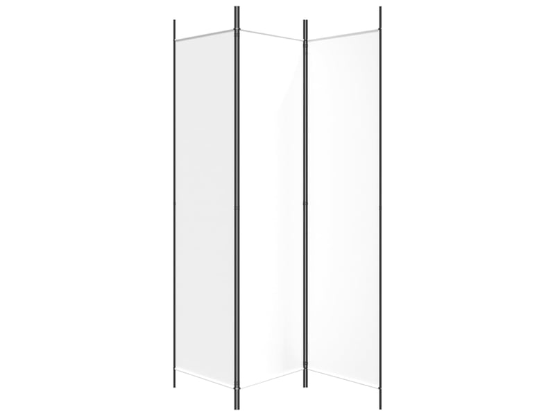  Paravent | cloison de séparation 3 panneaux blanc 150x200 cm tissu  - Conforama D