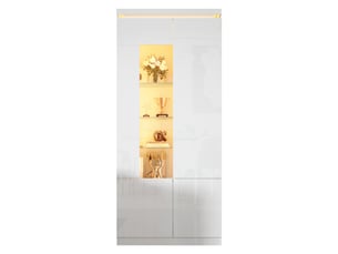 Vitrine coloris blanc <strong></strong> <strong></strong> - 80 cmx180 cm