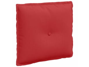 Coussin de dos, coussin de dossier rouge 50 x 19 x 45 cm tissu cf55003