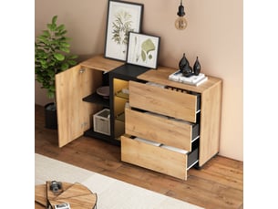 Buffet <strong>PEXCHO</strong> <strong></strong> - 140 cm coloris marron