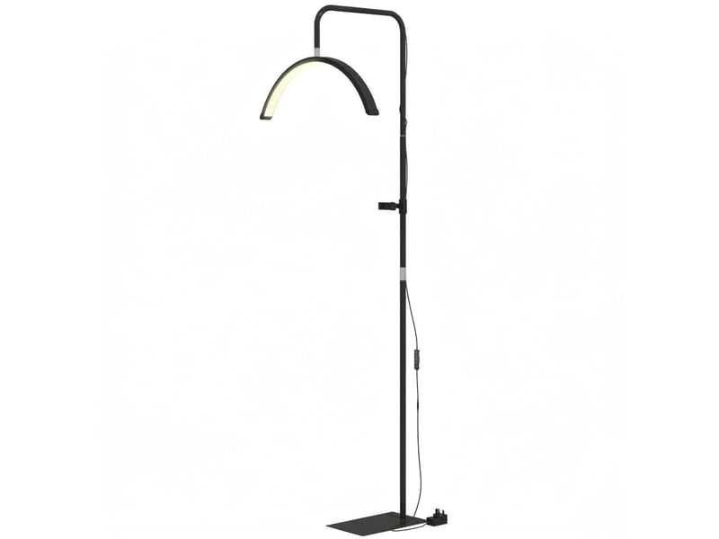  Lampadaire led 36 w 77,5x20,5 cm réglable métal noir  - Conforama A