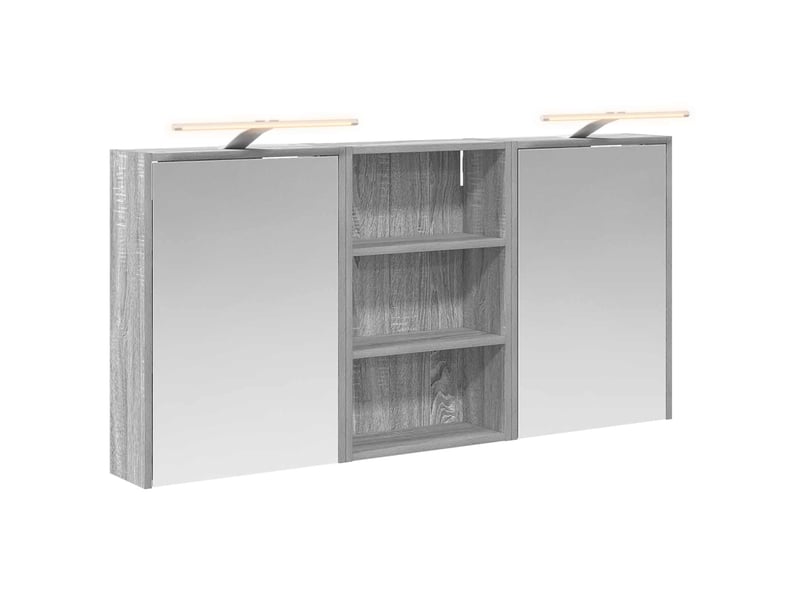  Ensemble de meubles de salle de bain 3 pcs 126x16x62.5 cm shl4285  - Conforama A