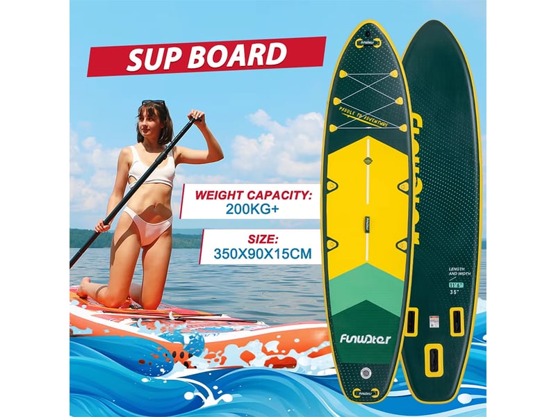  Planche de SUP Funwater SUPFW43A - 350x89x15cm 180kg  - Conforama C