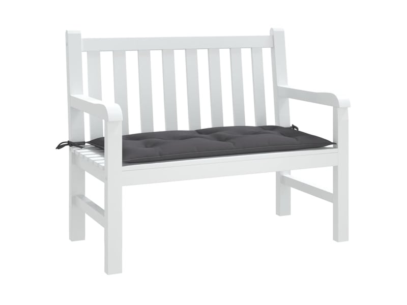  Coussin de banc de jardin, coussin d'assise anthracite 110x50x7 cm tissu oxford cf52634  - Conforama C
