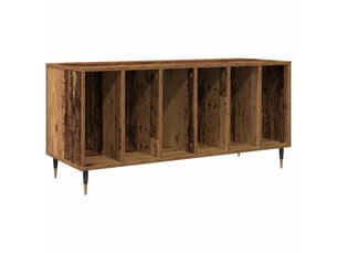 Vidaxl meuble à vinyles bois ancien 100 x 38 x 48 cm bois d'ingénierie